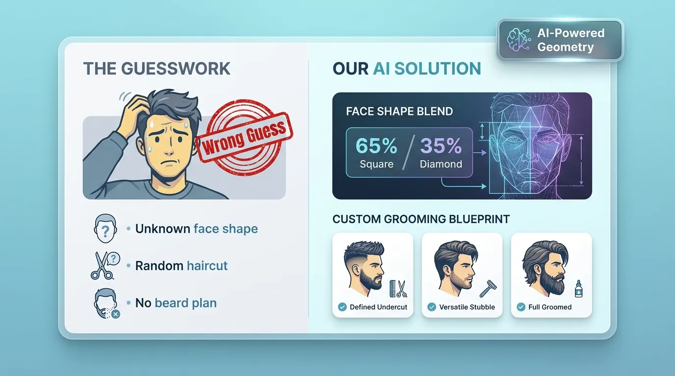 Y2K face shape app guide for men